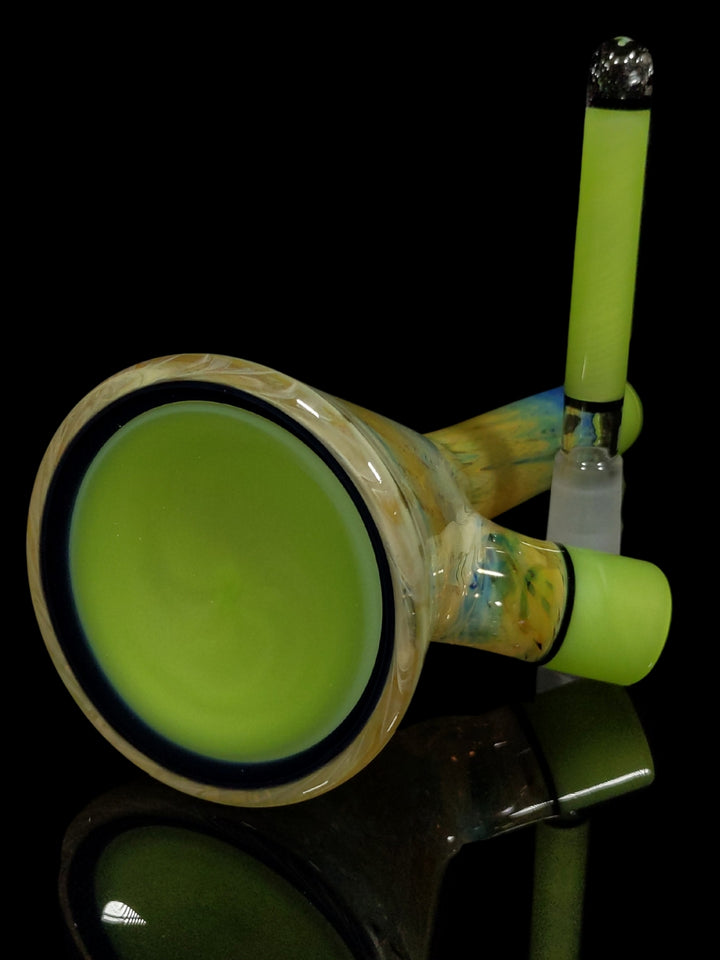 Olive Fumed Beaker Tube Rig - StrawberryGlass
