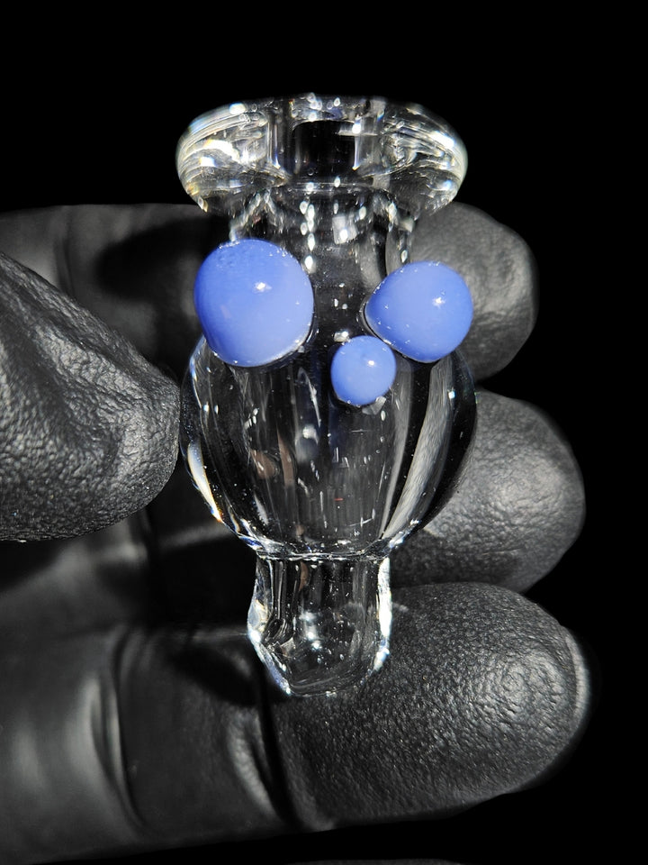 Spinner Lilac Bubble Cap - Grand Master Glass