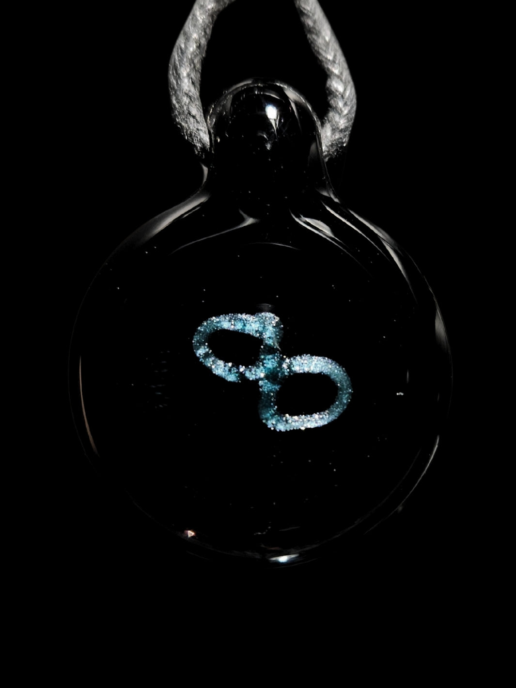 Face Implosion Pendant #3 - OopaziGlass