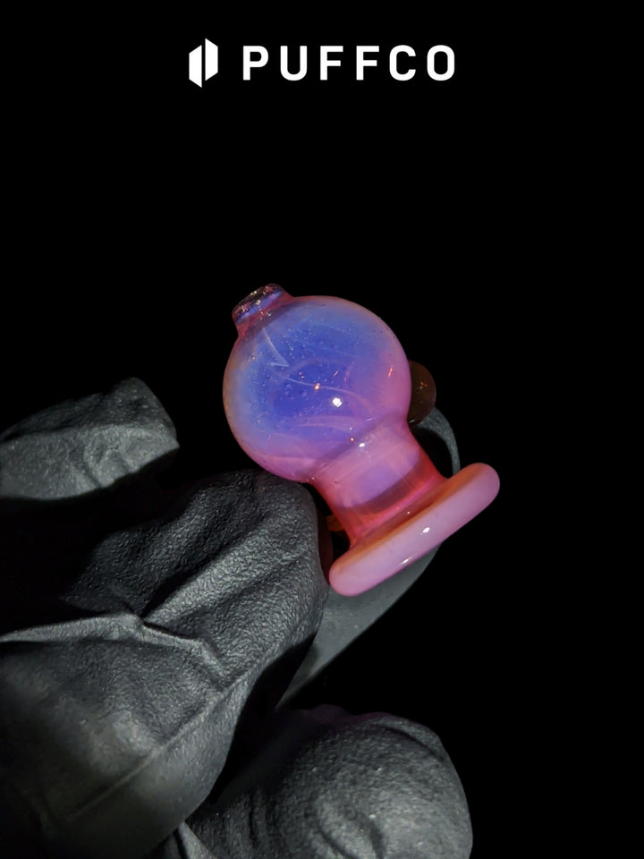 Puffco Pink Bubblegum Bubble Cap - Strawberry Glass