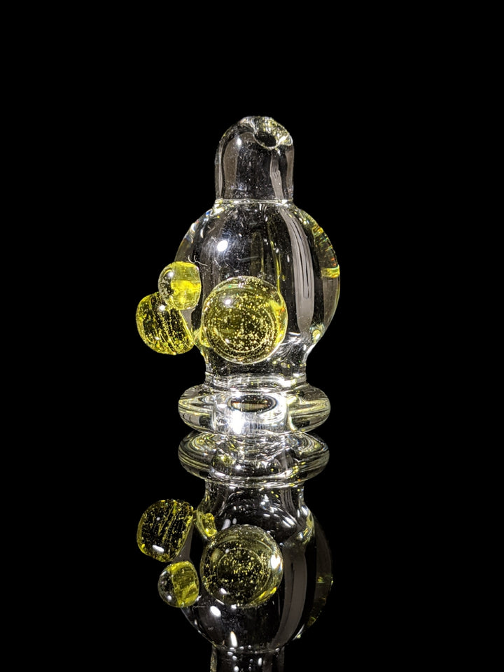 Spinner UV Citron Bubble Cap - Grand Master Glass