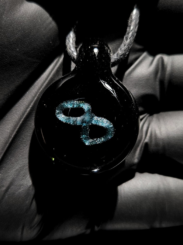 Turtle Implosion Pendant #1 - OopaziGlass