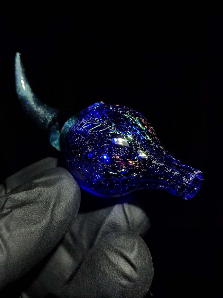Horn Dichro Opal Bubble Cap - JFK Glass