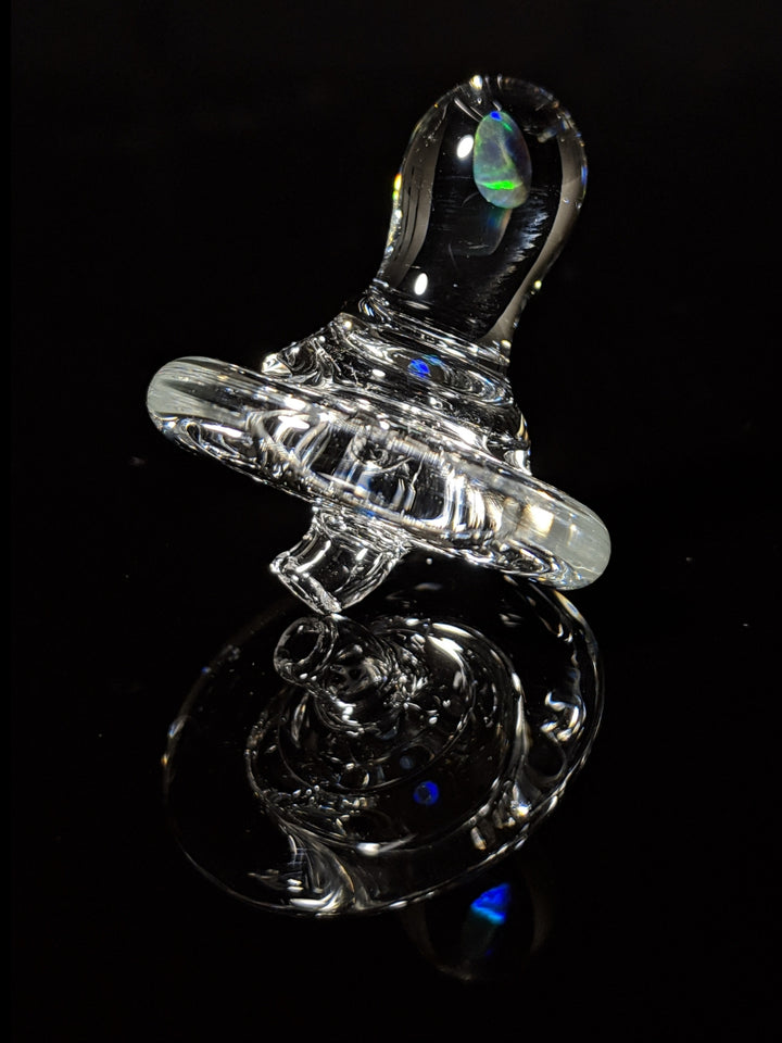 Cap & Stand Combo - Clear Flat Cap - CPB Glass