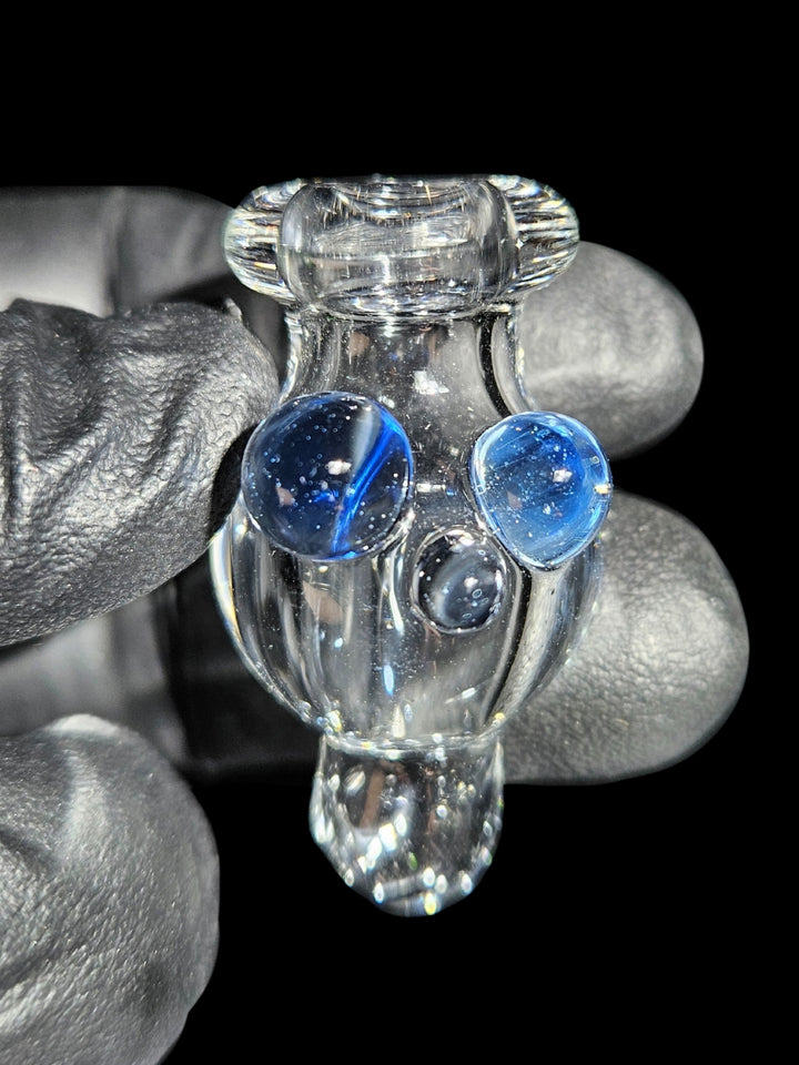 Spinner Blue Dream Bubble Cap - Grand Master Glass