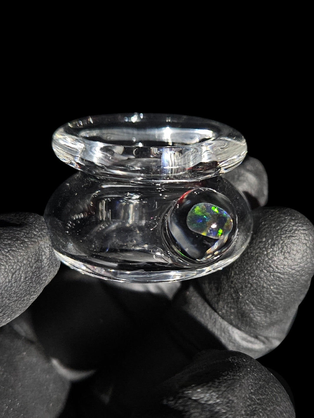 Clear Opal Cap Stand - CPB Glass