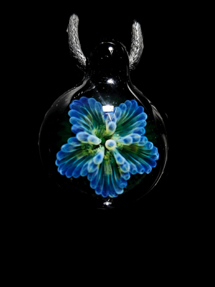UV Flower Implosion Pendant - OopaziGlass