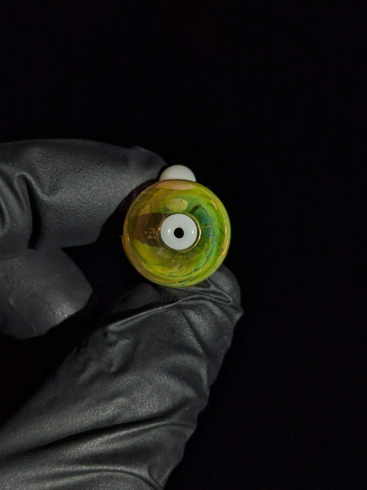 Puffco Fumed Ivory Bubble Cap - Strawberry Glass