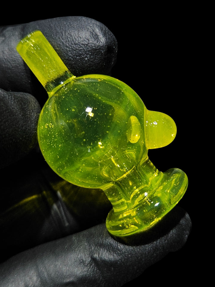 Lemon Drop Bubble Cap - Strawberry Glass