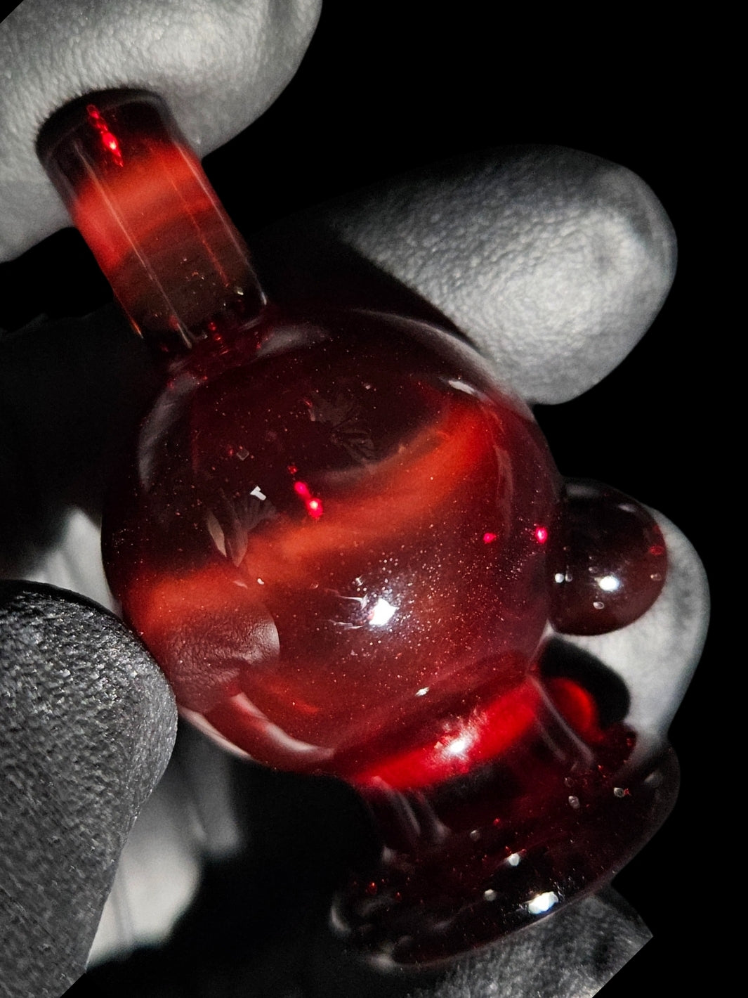 Red Sea Bubble Cap - Strawberry Glass