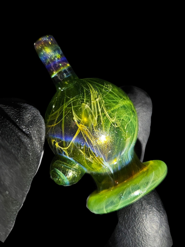 Green Space Bubble Cap - Strawberry Glass