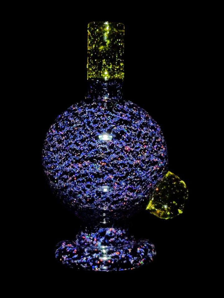 Color Changing Terps Crushed Opal Bubble Cap - Strawberry Glass