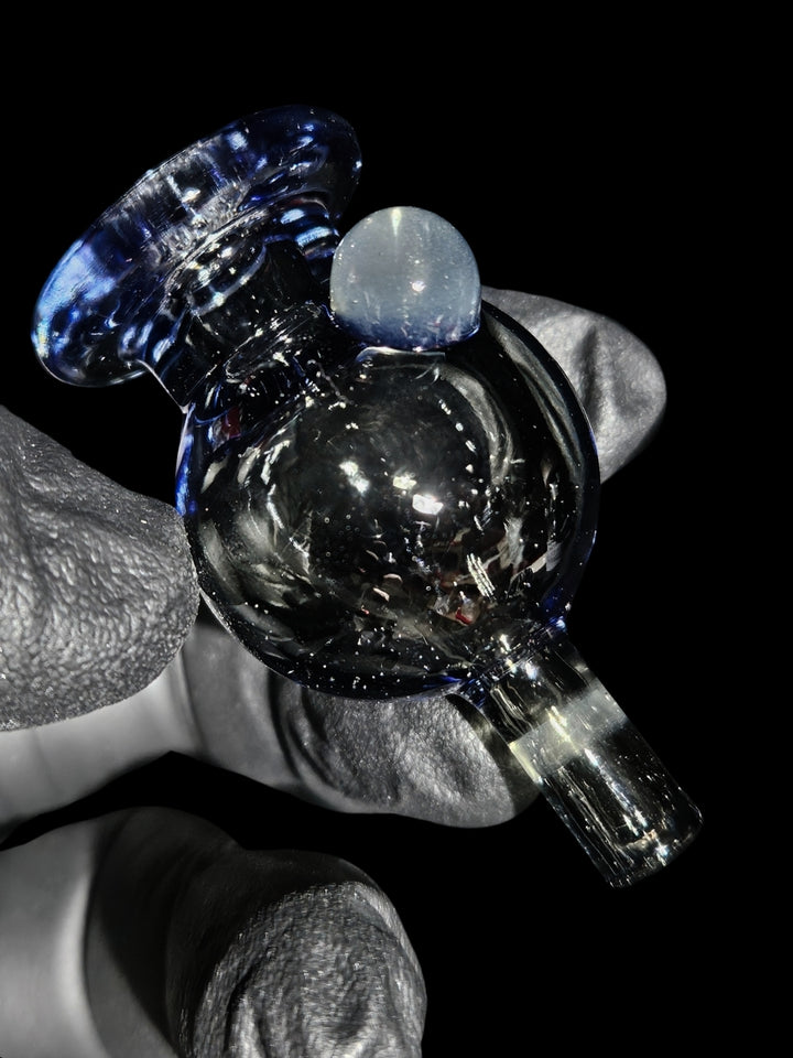 Color Changing Gray/Purple Bubble Cap - Strawberry Glass