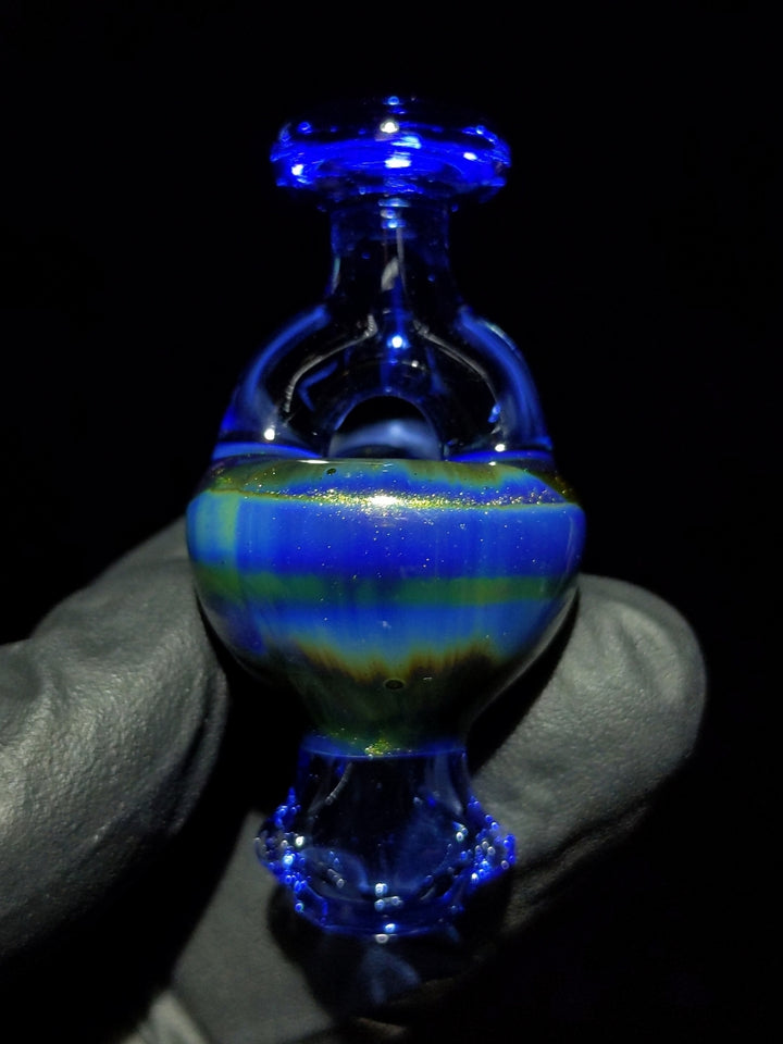 Spinner Blue Dream Bubble Cap - KizmitGlass