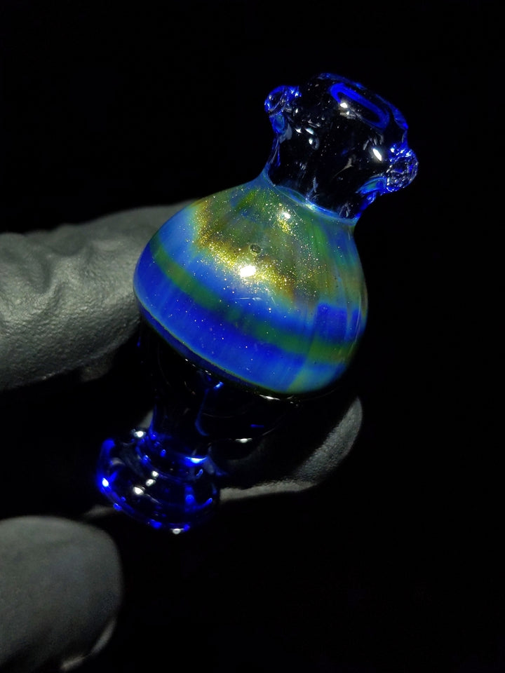 Spinner Blue Dream Bubble Cap - KizmitGlass