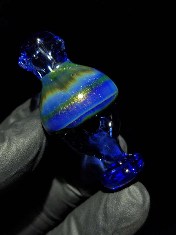 Spinner Blue Dream Bubble Cap - KizmitGlass