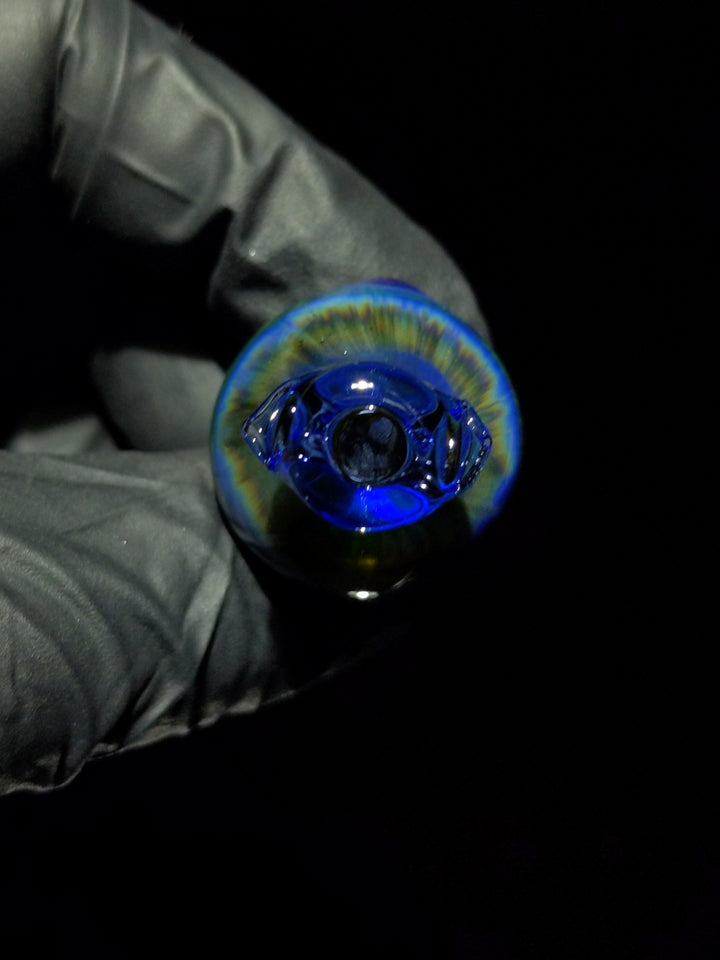 Spinner Blue Dream Bubble Cap - KizmitGlass