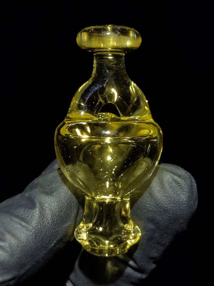 Color Changing Spinner Serum Bubble Cap - KizmitGlass