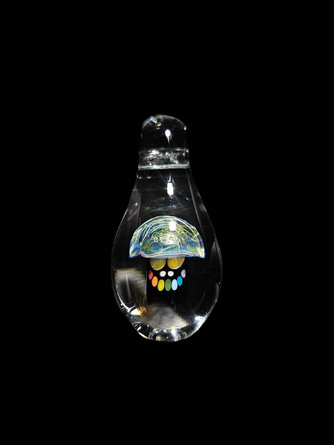 Little Bastard Implosion Pendant #6 - OopaziGlass