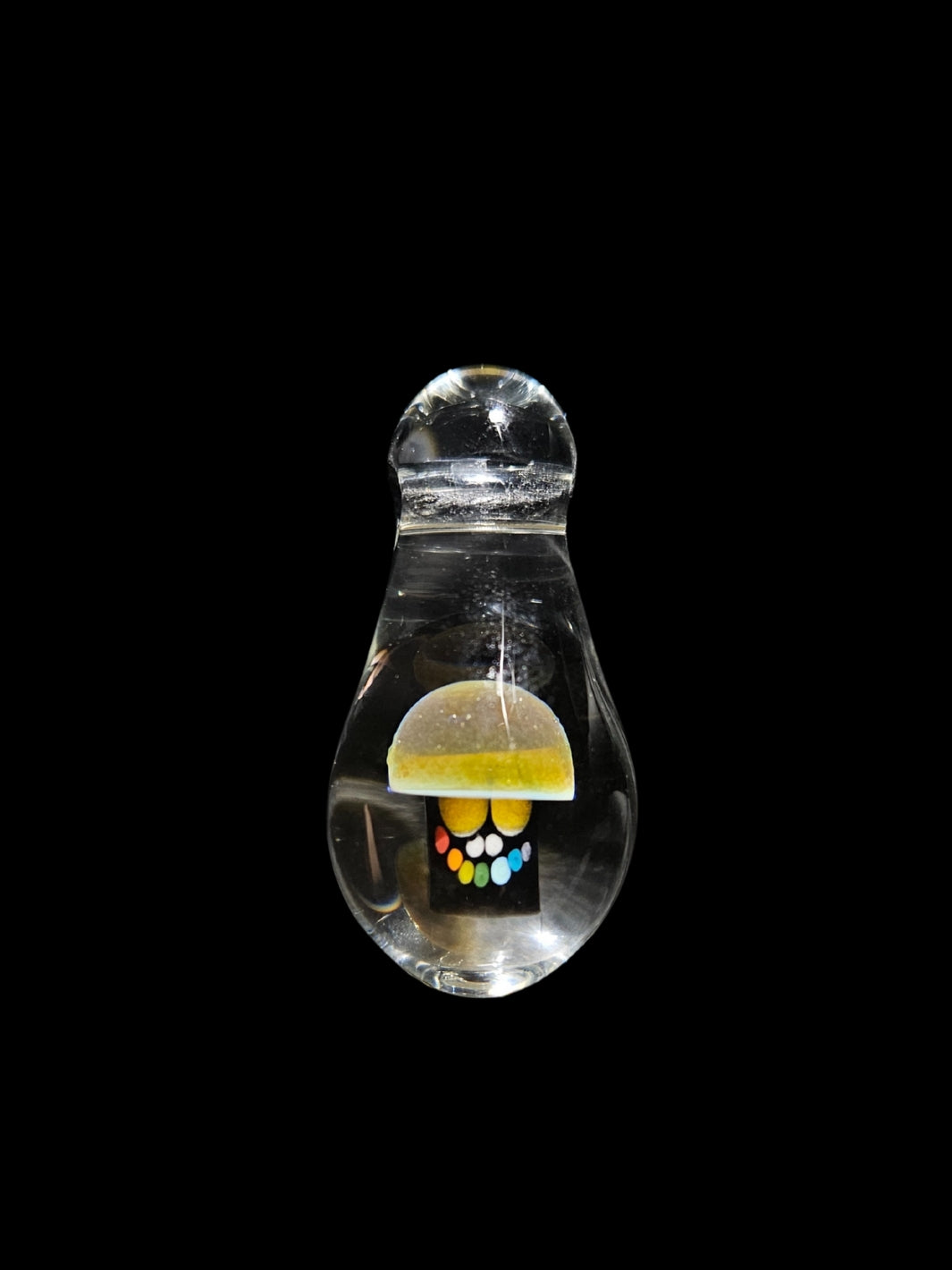 Little Bastard Implosion Pendant #4 - OopaziGlass