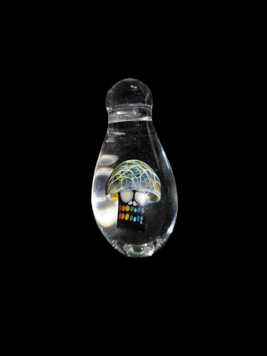 Little Bastard Implosion Pendant #7 - OopaziGlass