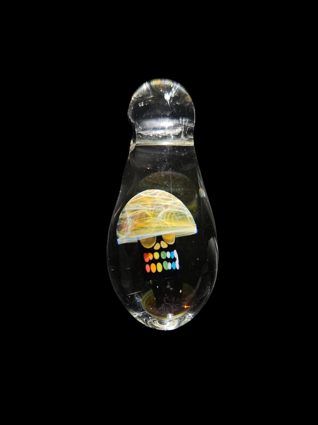 Little Bastard Implosion Pendant #8 - OopaziGlass