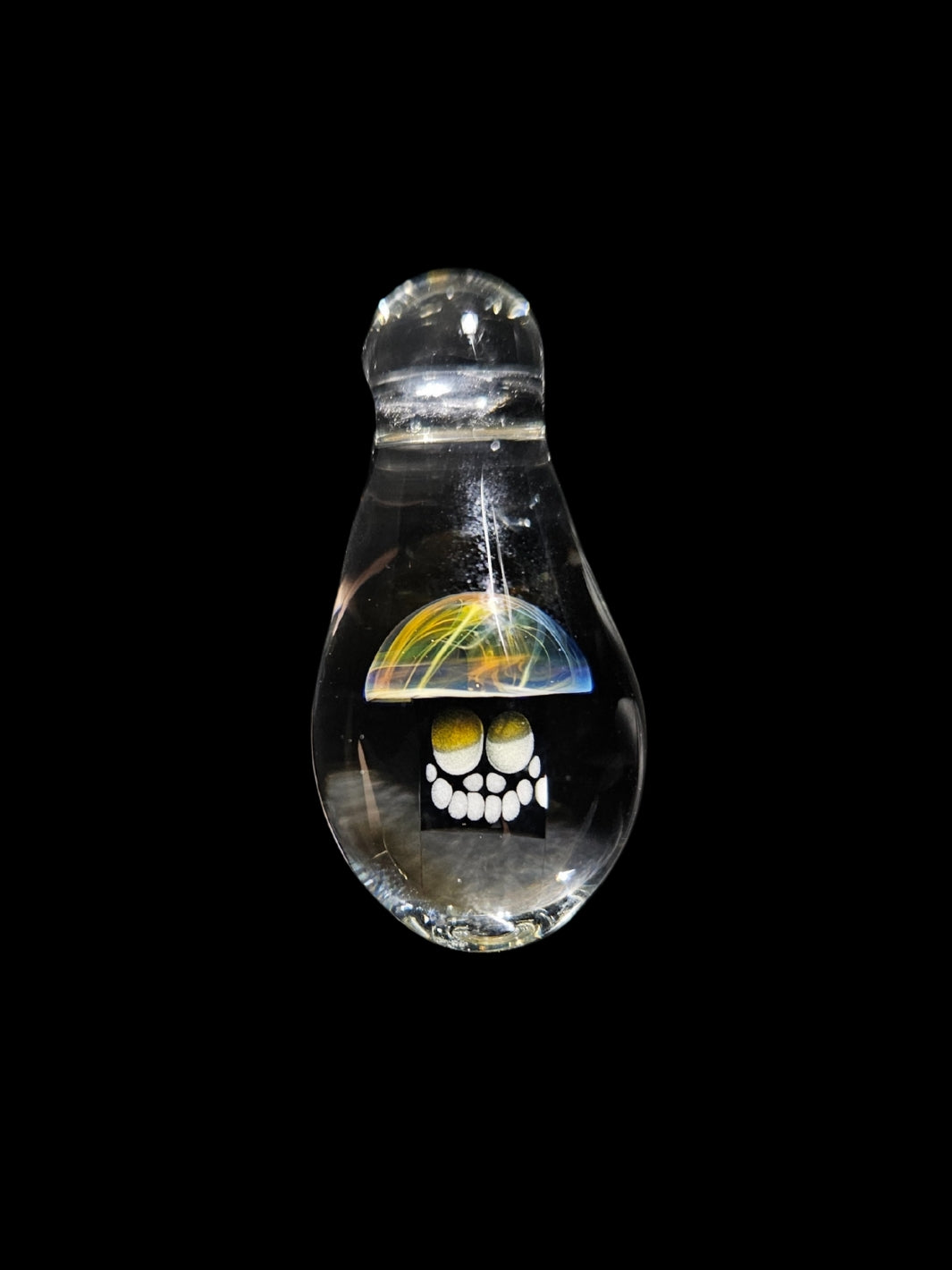 Little Bastard Implosion Pendant #9 - OopaziGlass