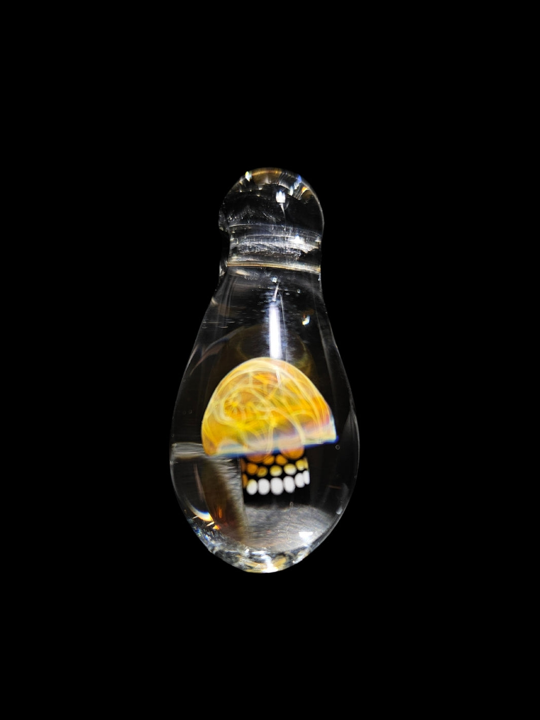 Little Bastard Implosion Pendant #12 - OopaziGlass