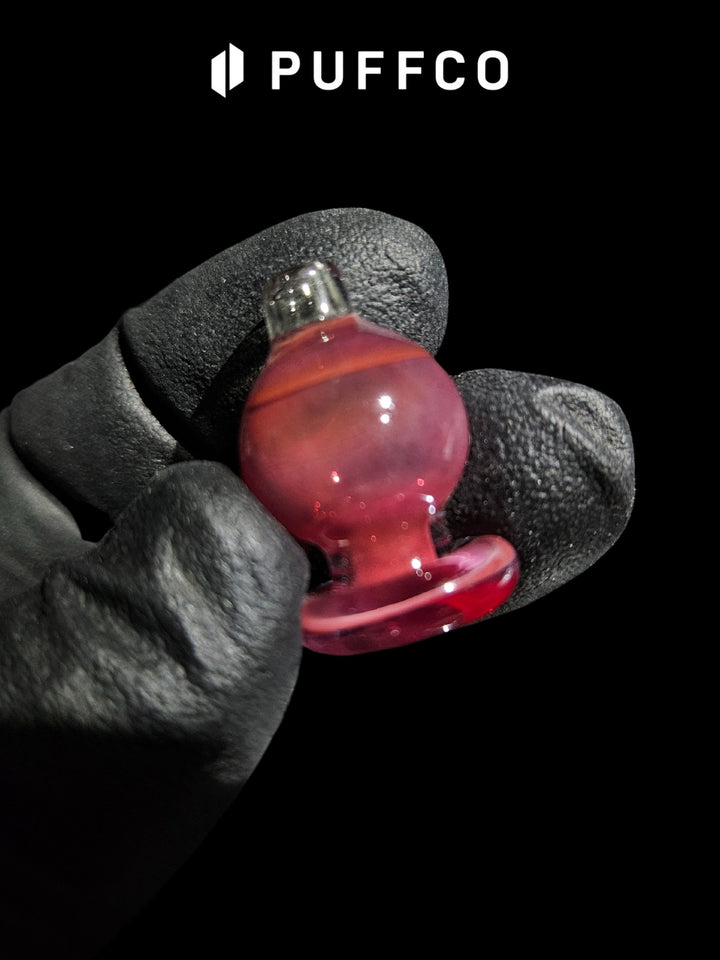 Puffco Pink Passion Bubble Cap - Messy Glass