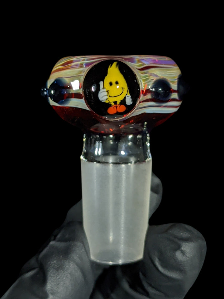 Fire Milli 14mm Bowl - MessyGlass