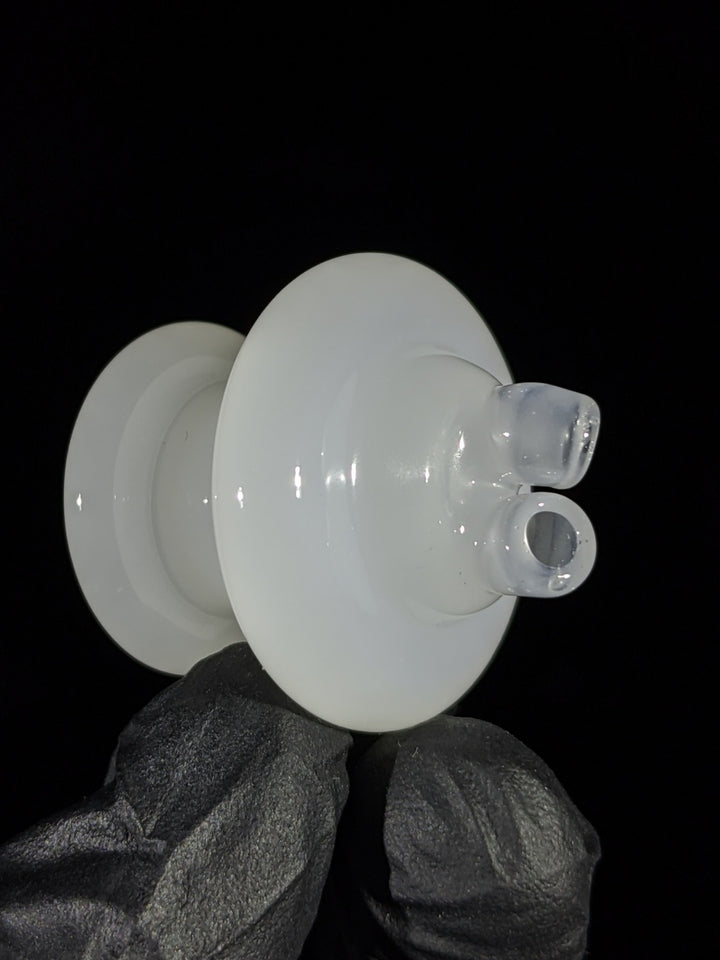 Spinner White UV Flat Cap - MessyGlass