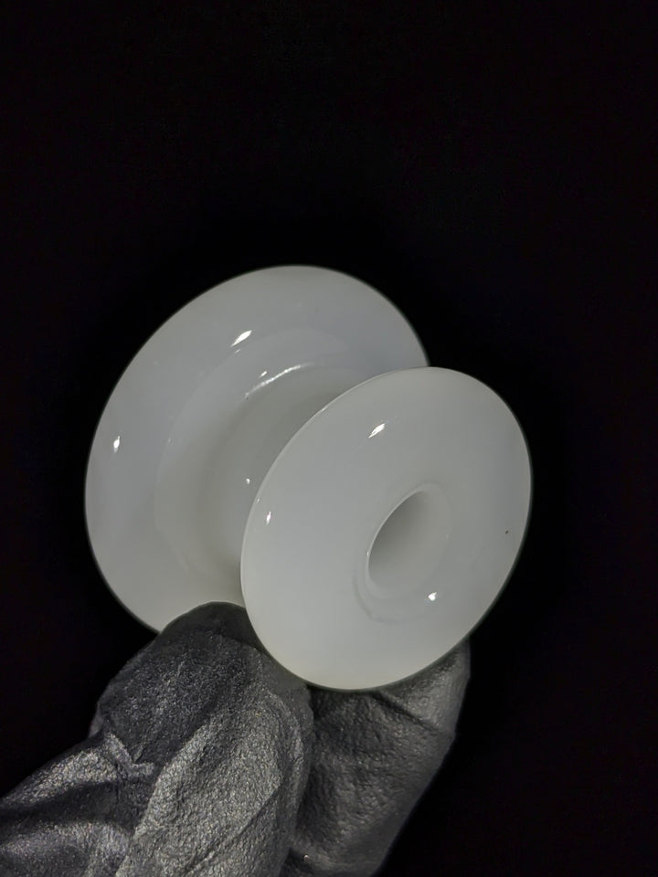 Spinner White UV Flat Cap - MessyGlass