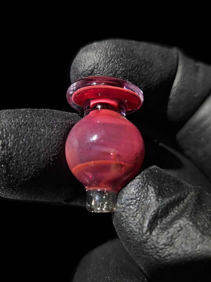 Puffco Pink Passion Bubble Cap - Messy Glass