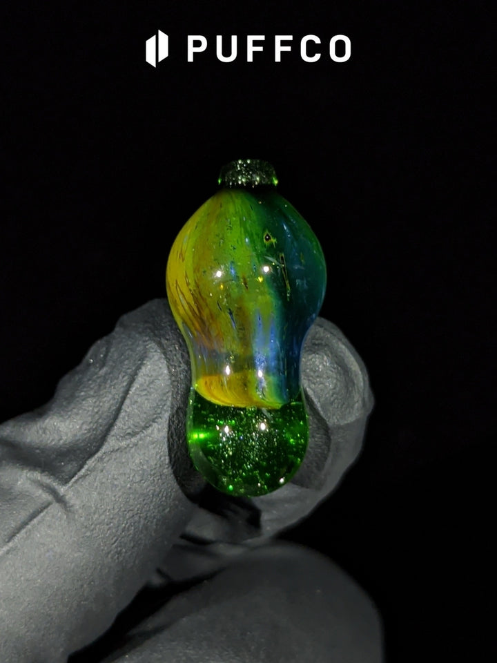 Puffco Green Space Bubble Cap - Messy Glass