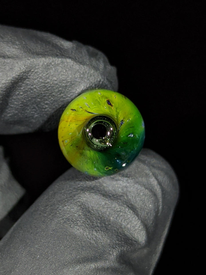 Puffco Green Space Bubble Cap - Messy Glass