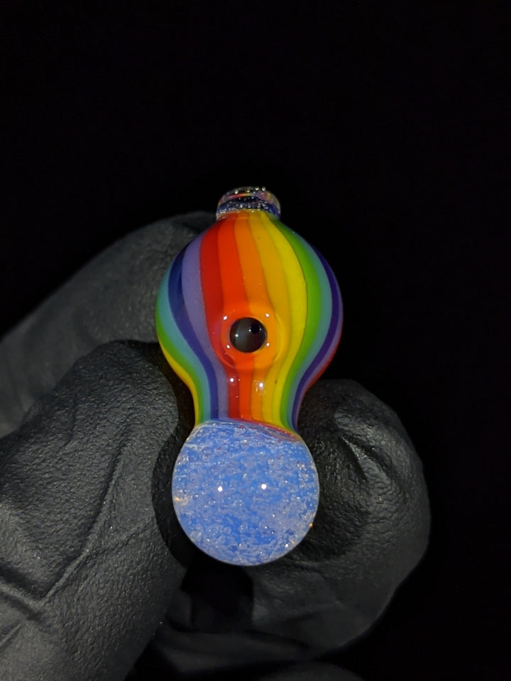 Puffco Rainbow Bubble Cap - Messy Glass