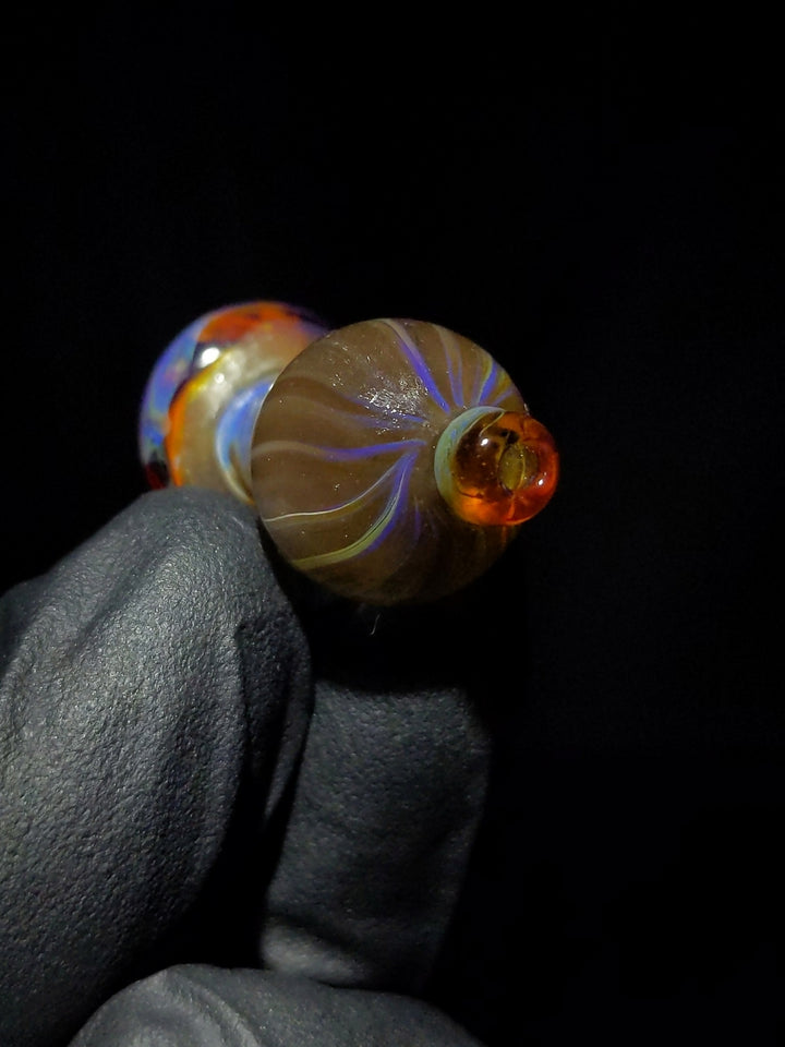 Puffco Chocolate Bubble Cap - Messy Glass