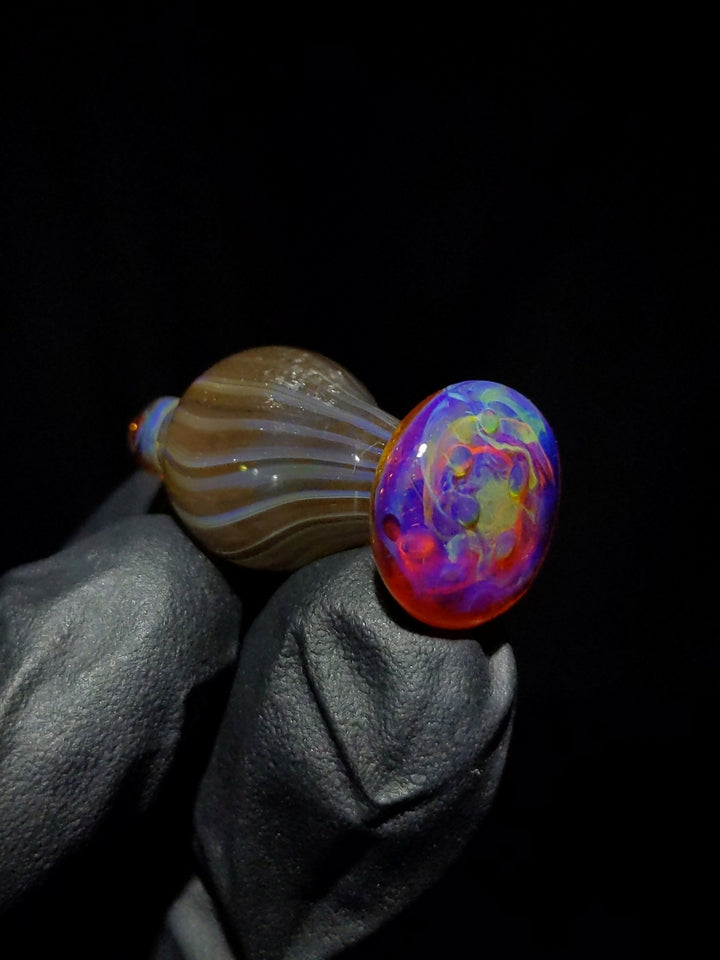 Puffco Chocolate Bubble Cap - Messy Glass