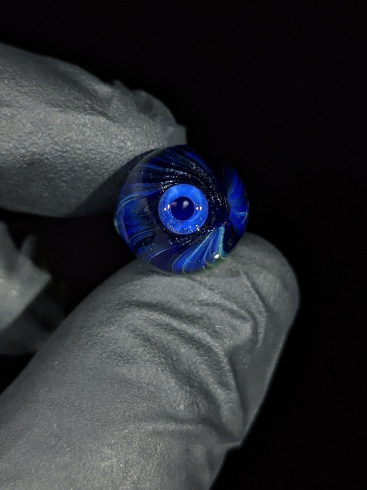 Puffco Blue Silk Bubble Cap - Messy Glass