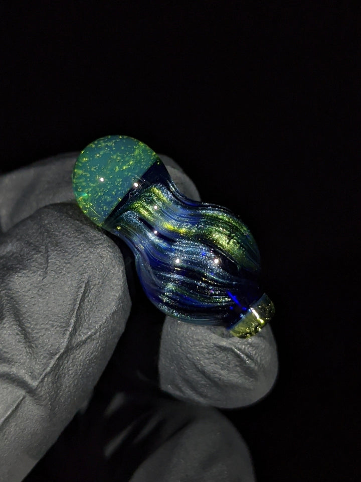 Puffco Silky Seaweed Bubble Cap - Messy Glass