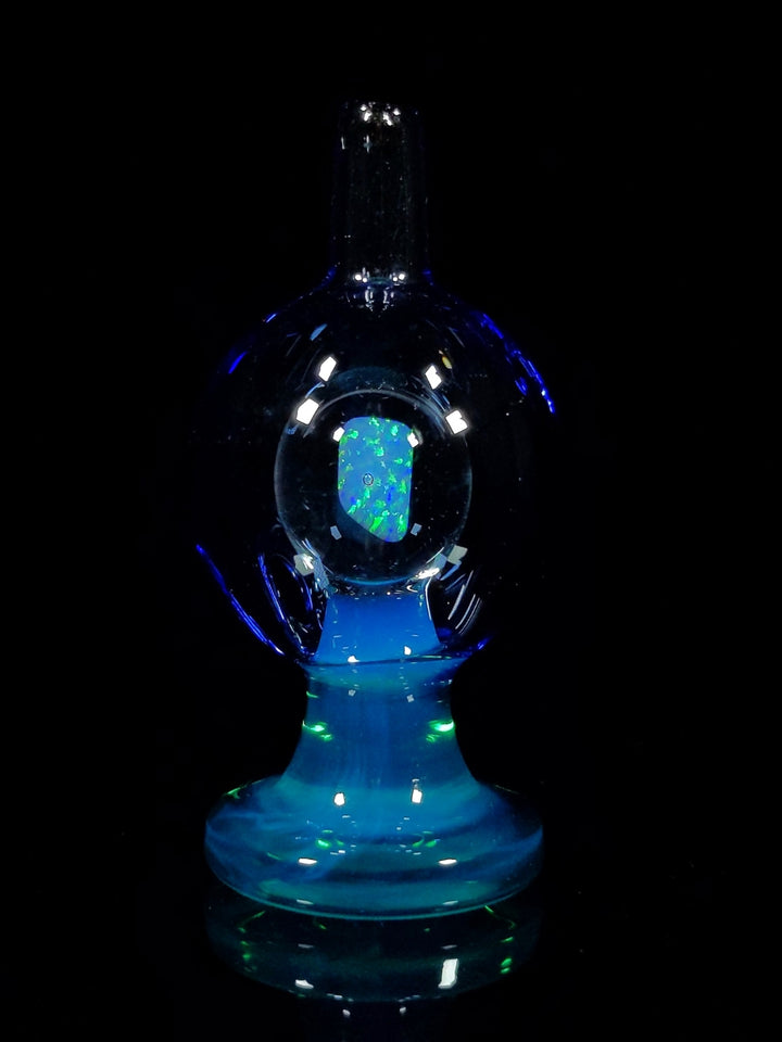 Ocean Full Colored Opal Bubble Cap - Soup_Glass