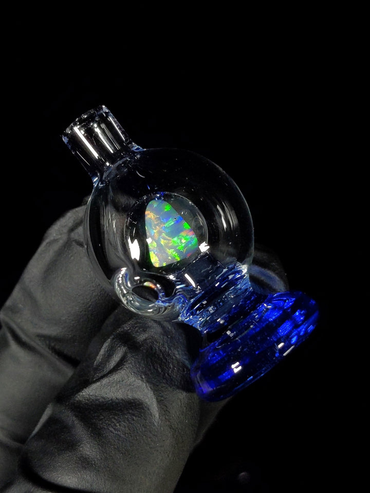 Cobalt XL Opal Bubble Cap - Soup_Glass