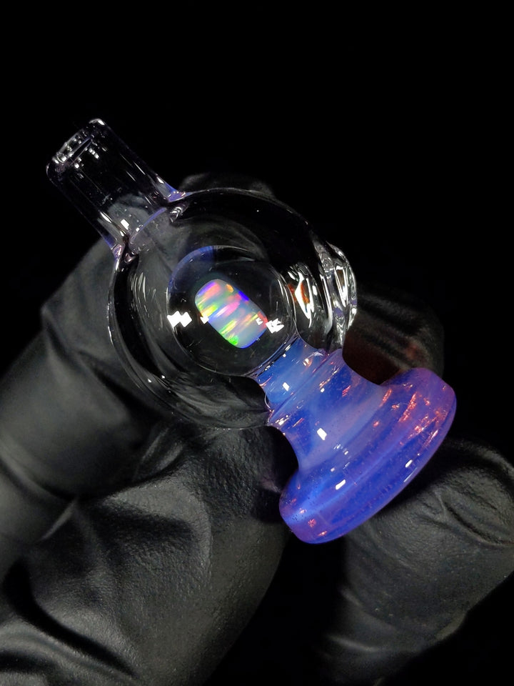 Pink Jelly Opal Bubble Cap - Soup_Glass