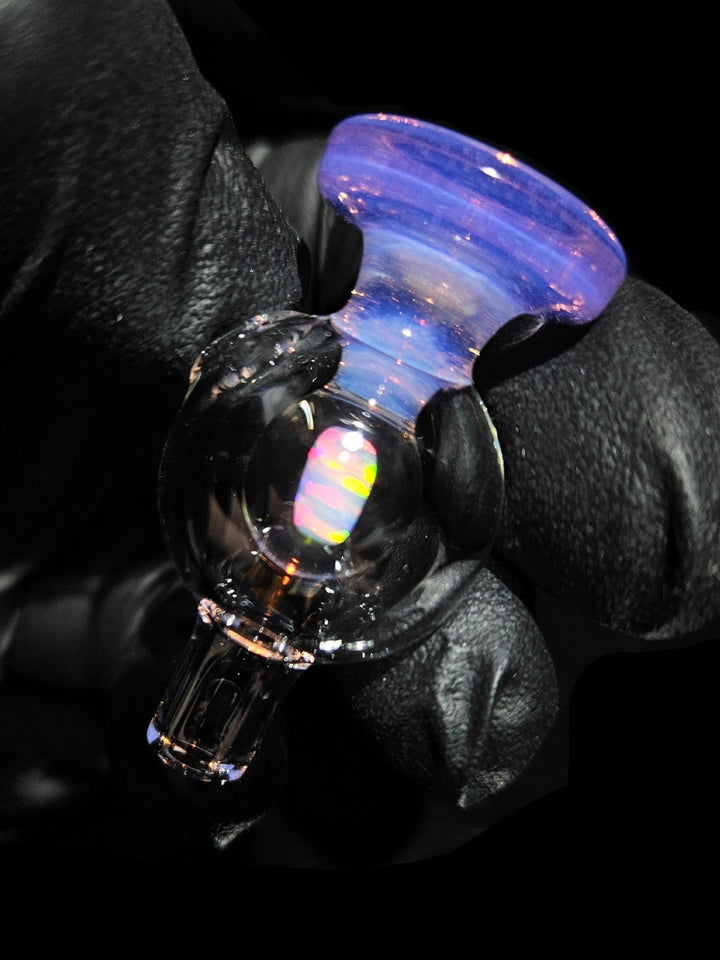 Pink Jelly Opal Bubble Cap - Soup_Glass