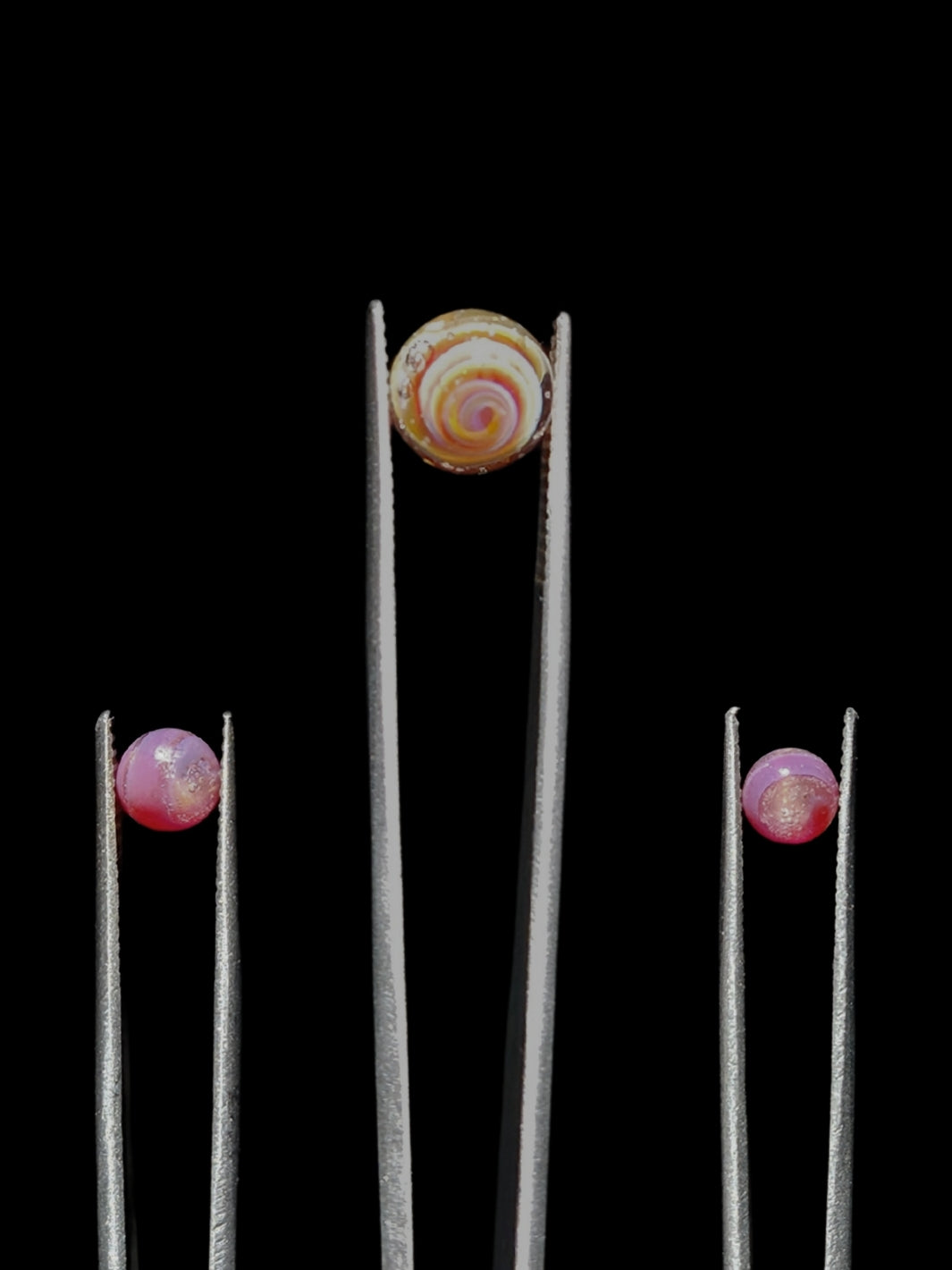 Pink Spiral UV Slurper Terp Pearl Set - NuzzyGlass