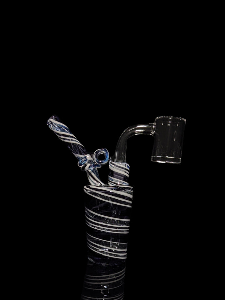Mini Terp Pendant Cup Black Swirl - WeaponOfGlassDestruction