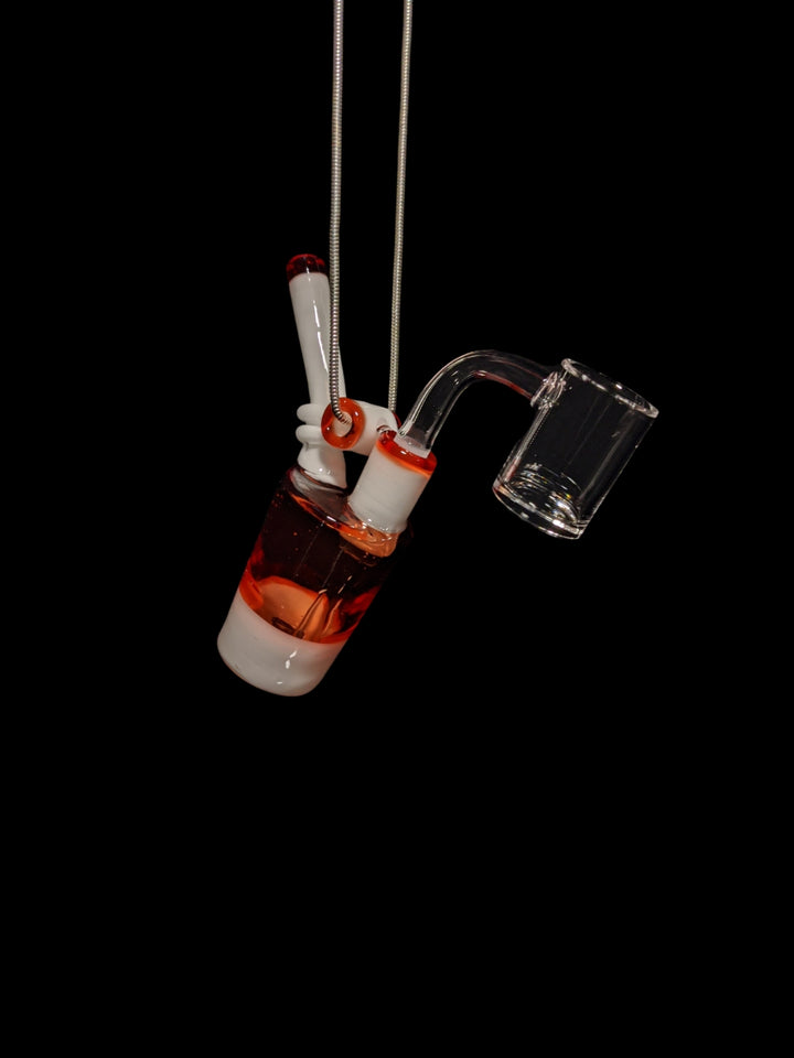 Mini Terp Pendant Cup Red & White - WeaponOfGlassDestruction