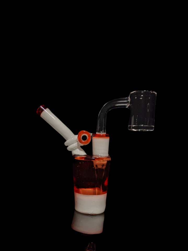 Mini Terp Pendant Cup Red & White - WeaponOfGlassDestruction