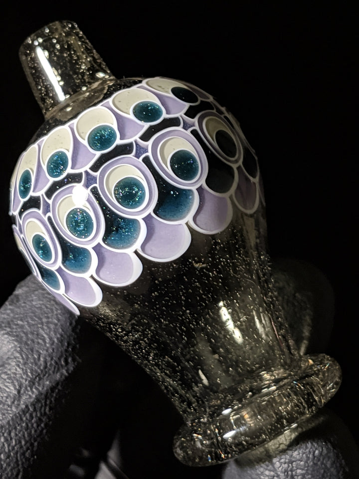 Color Changing Parallax Dot Stack Bubble Cap - Olour_Glass