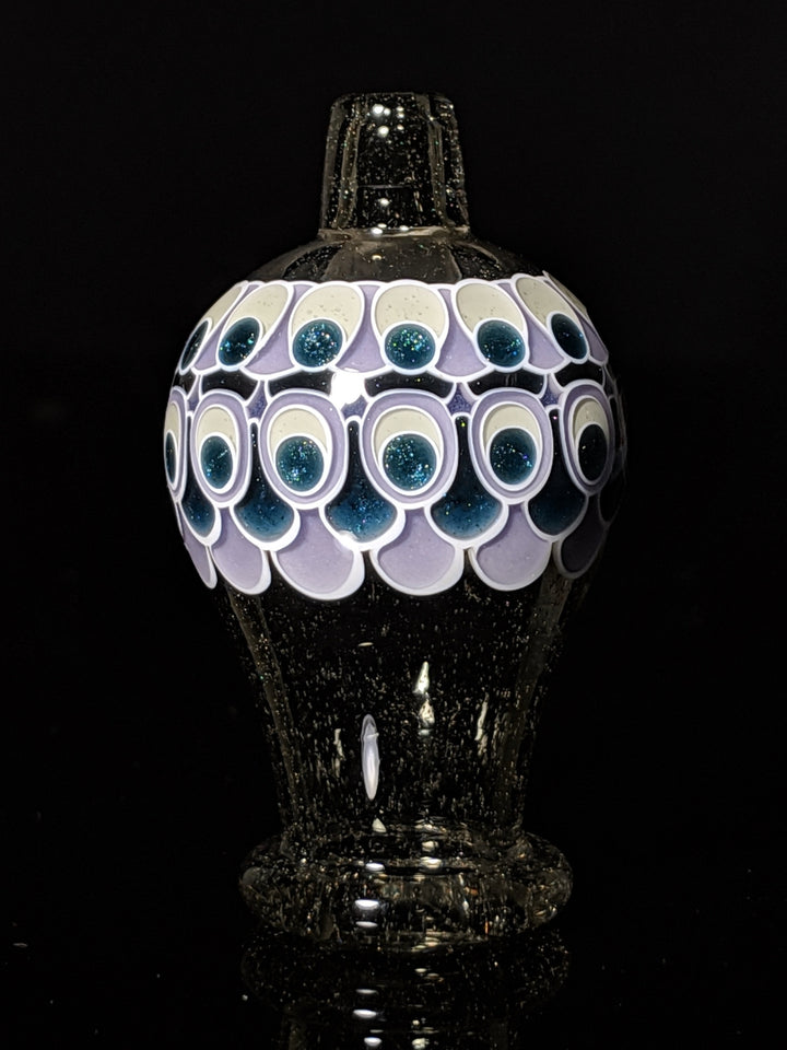 Color Changing Parallax Dot Stack Bubble Cap - Olour_Glass